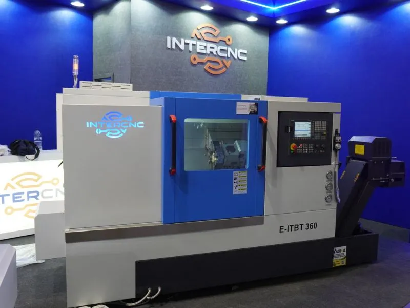 torno cnc barramento inclinado